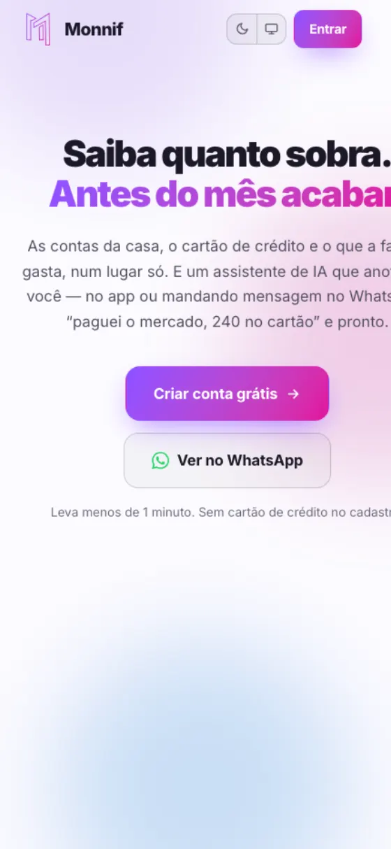 Monnif on a phone screen